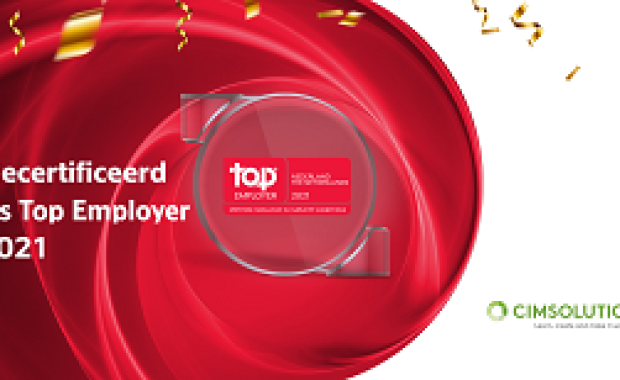 CIMSOLUTIONS recognized for the 15th time as Top Employer Netherlands